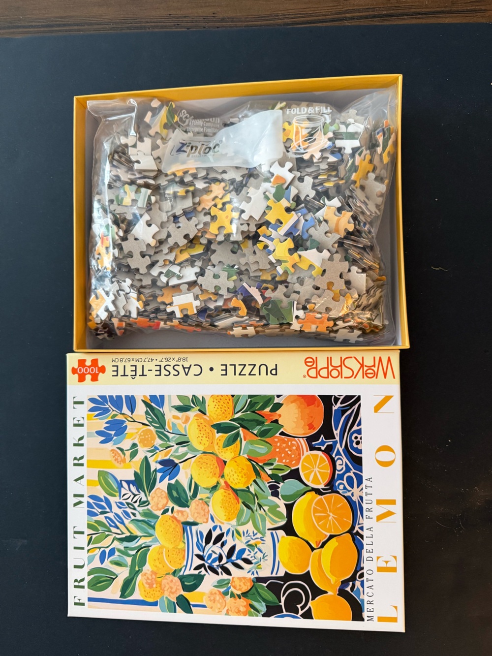 Werkshoppe Lemon Market 1000-Piece Puzzle - Picture 2 of 3